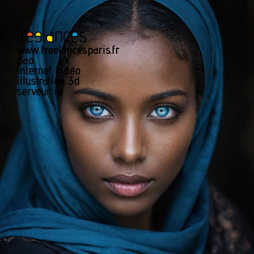 Pao mise en page internet vidéo illustration 3d serveur IA générative AI freelance paris studio de création magazines 7395siy0